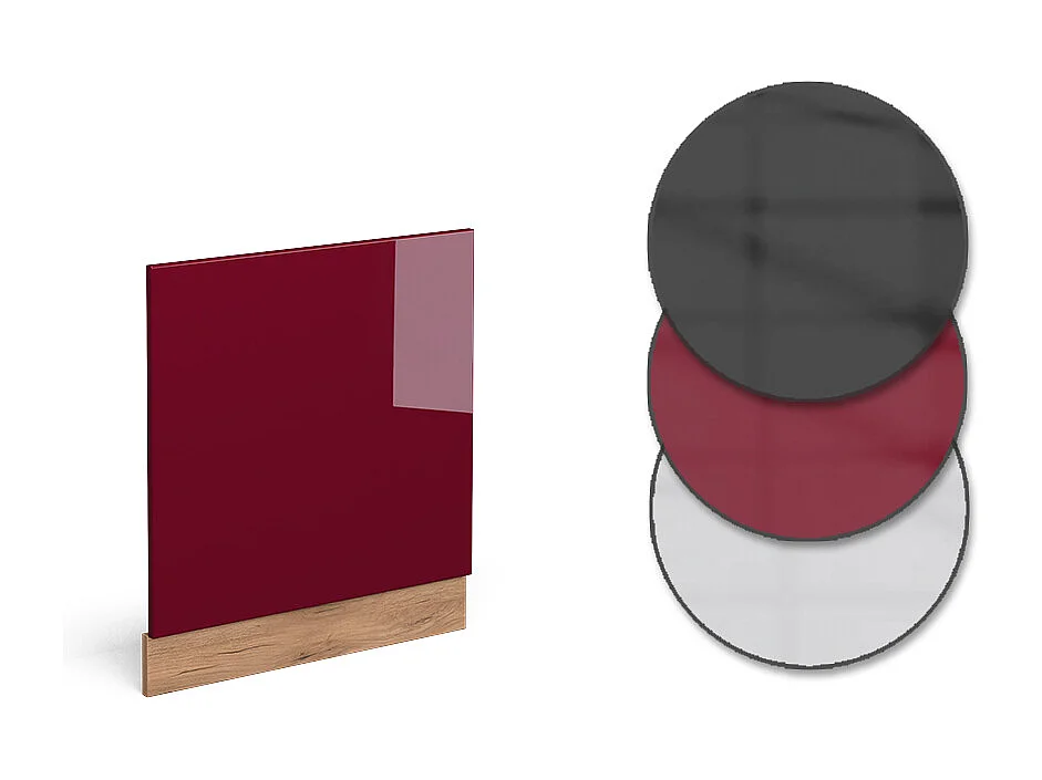 Frontblende rot 60x1.6x57.2 r-line