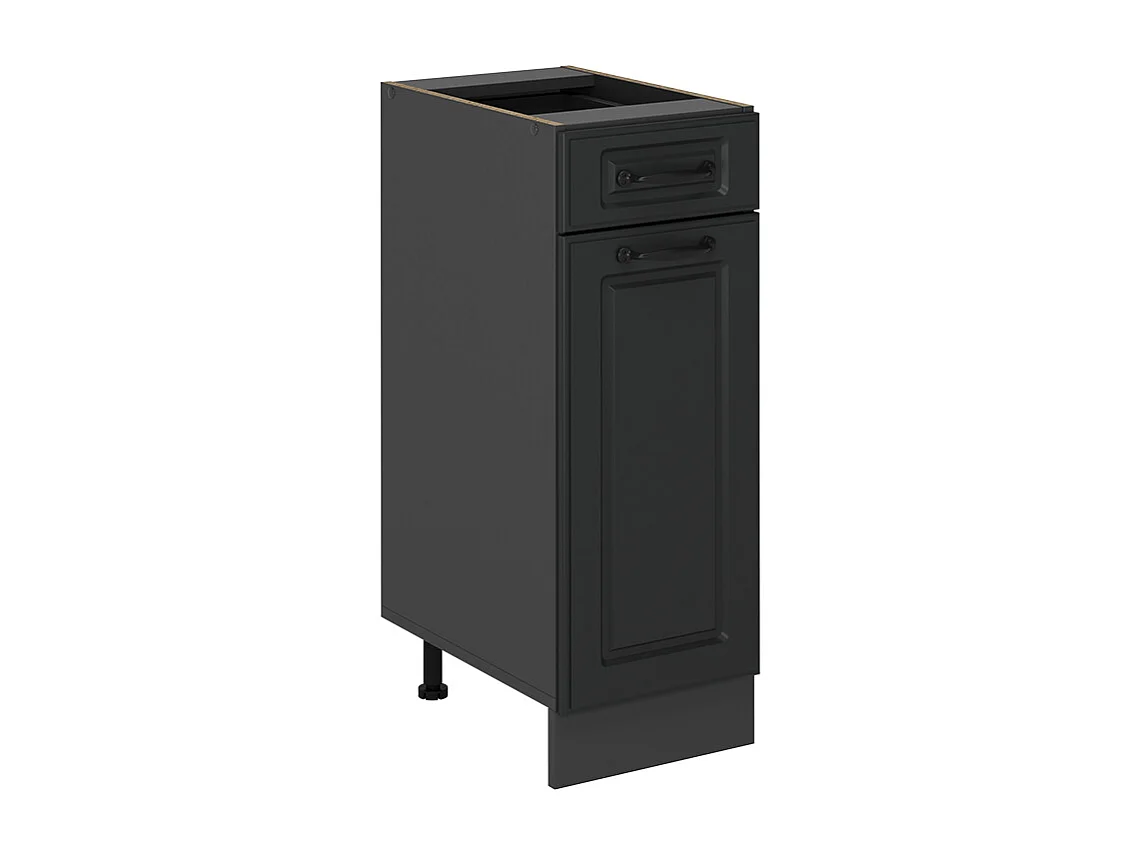 Mueble bajo de cocina antracita casa de campo 30x46x81.6 r-line