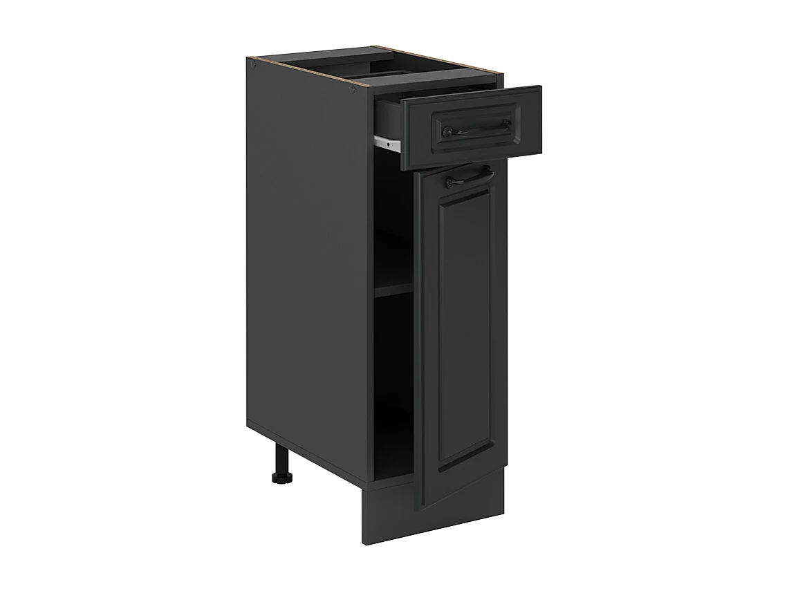 Meuble cuisine anthracite campagne 30x46x81.6 r-line