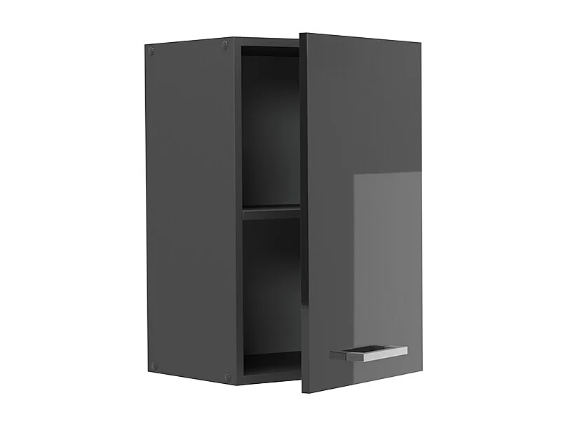 Elément haut de cuisine anthracite haute brillance 40x31x60 r-line