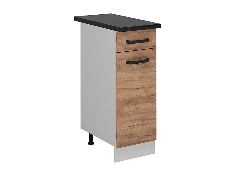 Meuble cuisine chêne de force doré 30x60x81.6 r-line