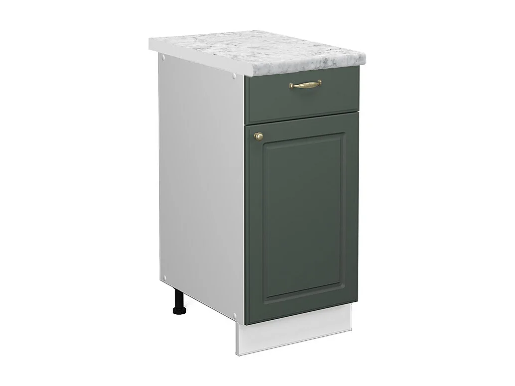 Meuble cuisine vert or campagne 40x60x82 fame-line