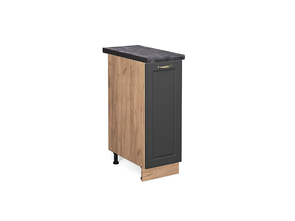 Apotheekkast antraciet-goud 30x60x82 fame-line