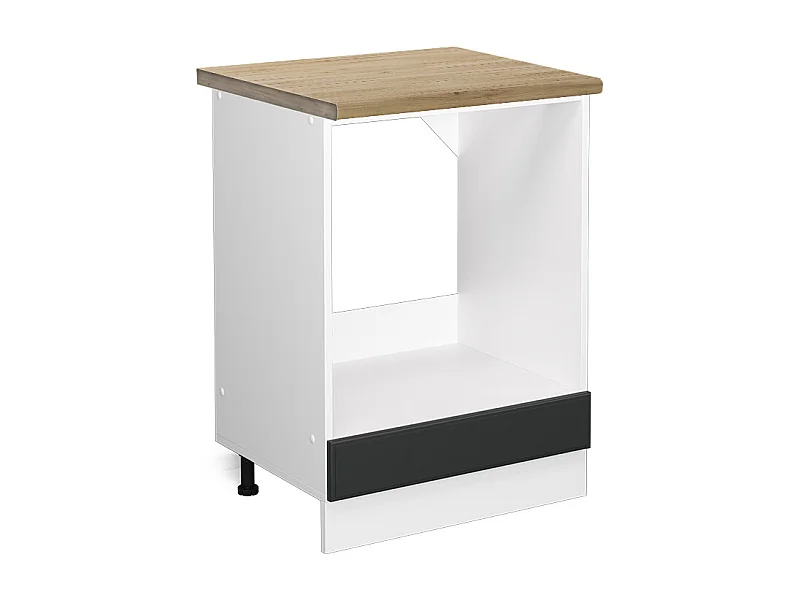 Meuble pour four anthracite campagne 60x60x81.6 r-line