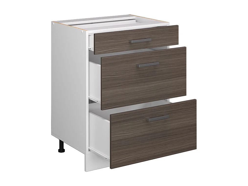 Mueble bajo de cocina gris noble 60x46x81.6 r-line