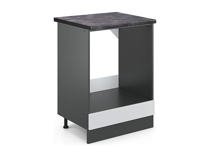 Ovenombouwkast wit landhuis 60x60x81.6 r-line