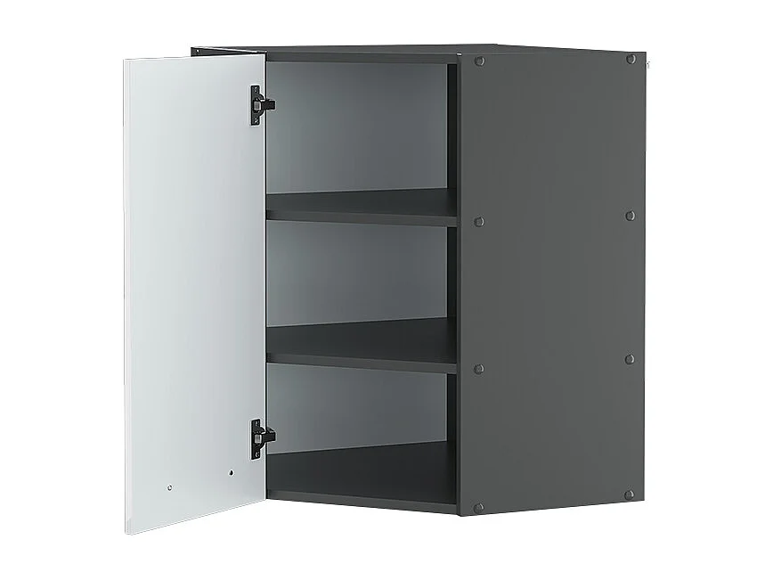 Mobile angolare da cucina bianco lucido 57x34.1x72 fame-line