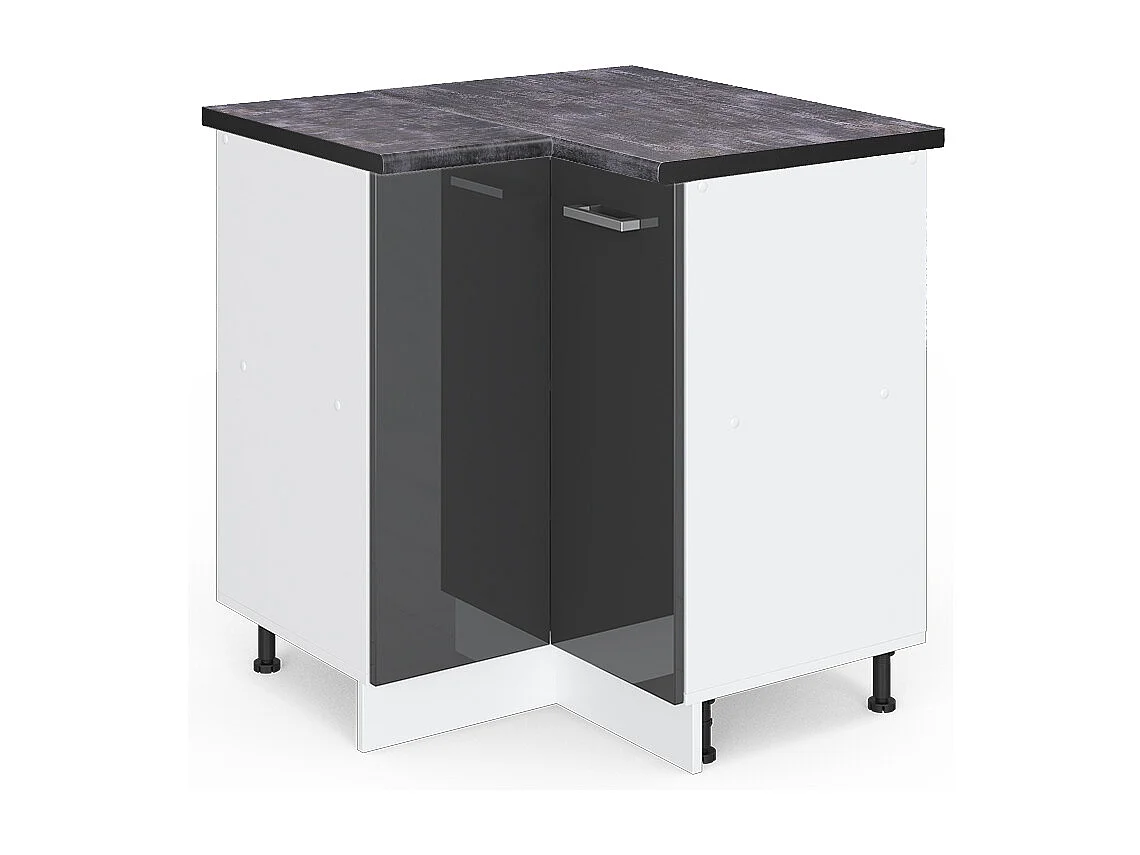 Meuble dangle anthracite haute brillance 75.6x60x81.6 r-line