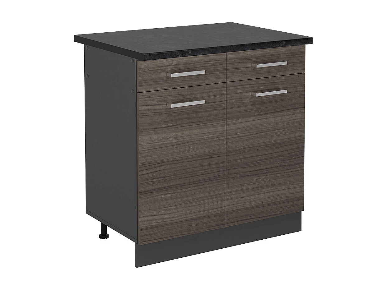 Keukenonderkast edel grijs 80x60x81.6 r-line