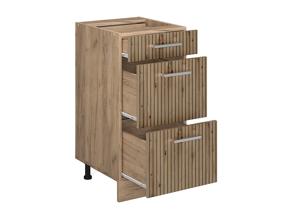 Meuble cuisine chêne artisan 40x46x81.6 r-line