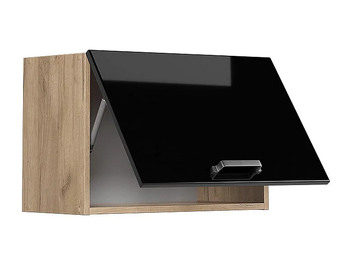 Armario colgante negro brillo intenso 60x31x40 r-line
