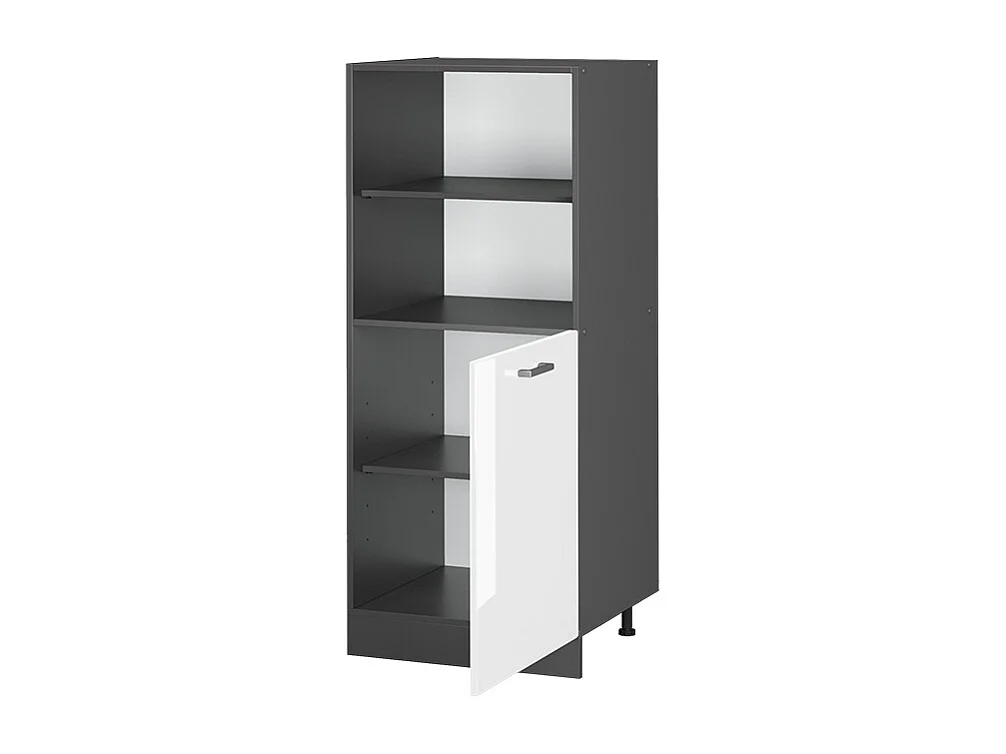 Meuble pour four blanc haute brillance 60x57x143 r-line