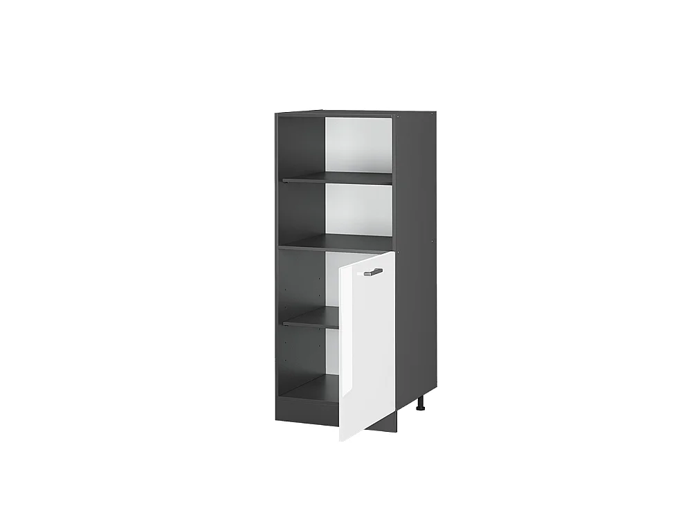 Meuble pour four blanc haute brillance 60x57x143 r-line