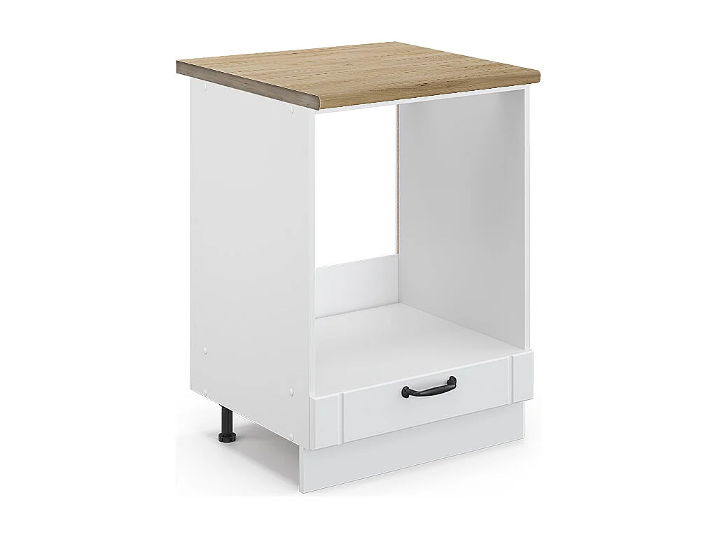 Armario para horno empotrado blanco casa de campo 60x60x82 fame-line