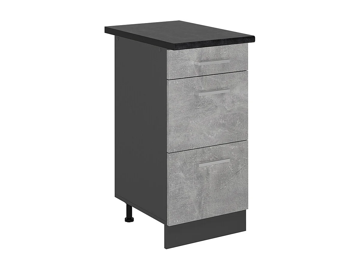 Meuble cuisine béton 40x60x81.6 r-line