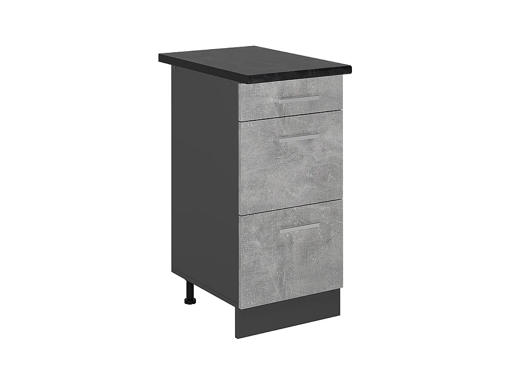 Keukenonderkast beton 40x60x81.6 r-line