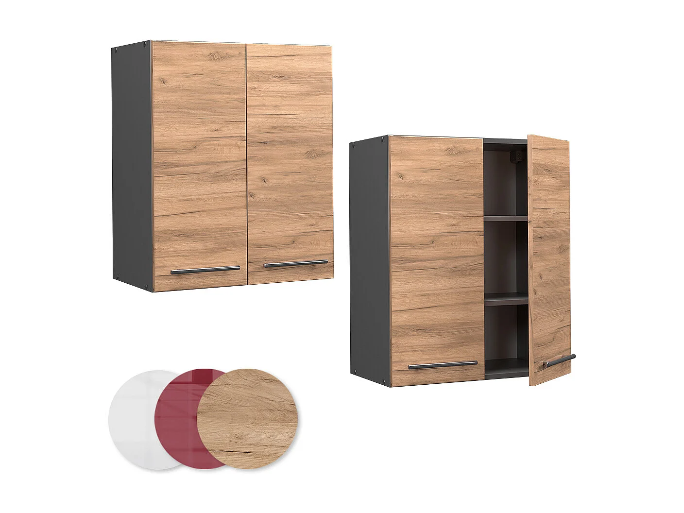 Pensile da cucina quercia dorata 60x34.1x72 fame-line