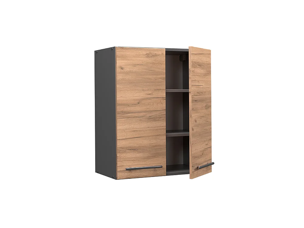 Wall cabinet gold power oak 60x34.1x72 fame-line