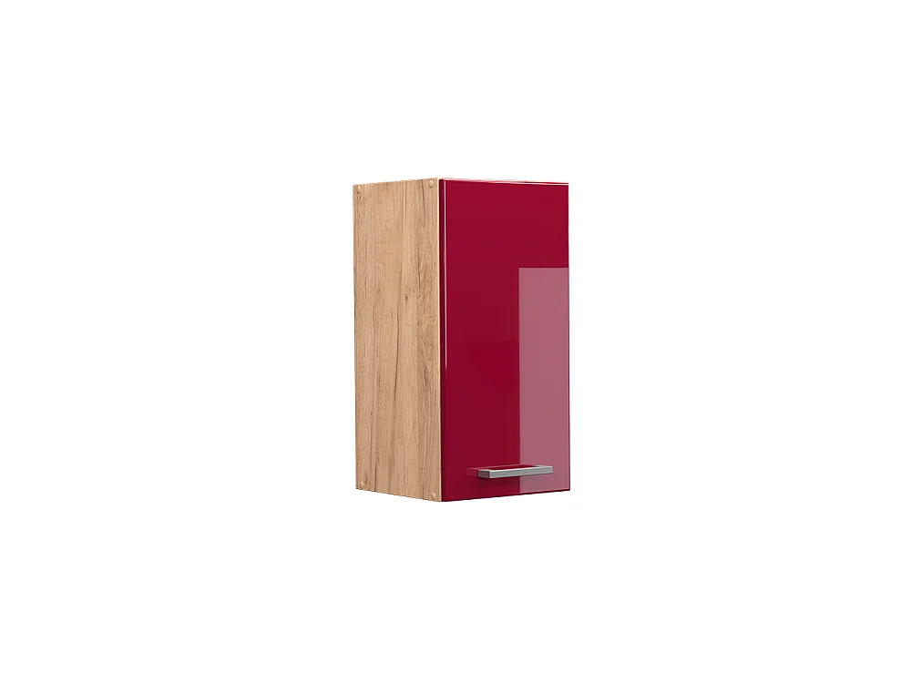 Elément haut de cuisine rouge brillant 30x31x60 r-line