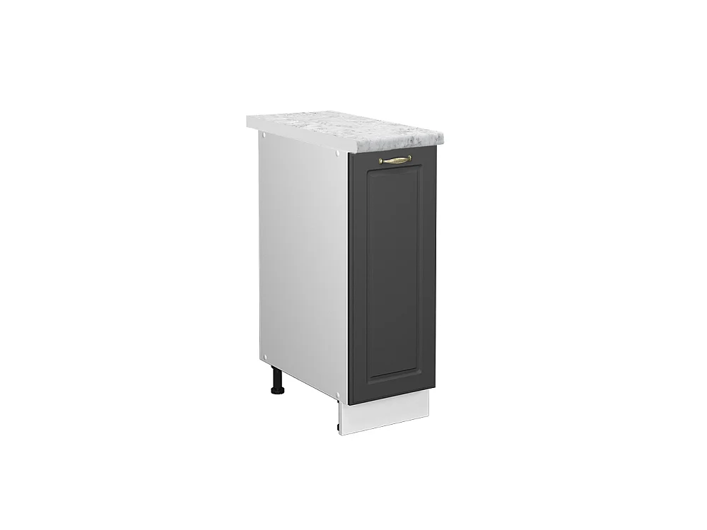 Apotheekkast antraciet-goud 30x60x82 fame-line