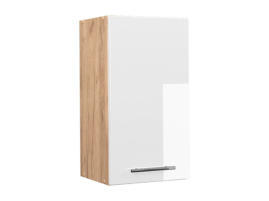 Armario colgante blanco alto brillo 40x34.1x72 fame-line