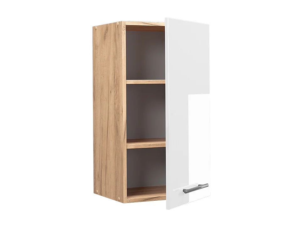 Armario colgante blanco alto brillo 40x34.1x72 fame-line