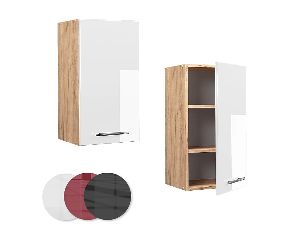 Pensile da cucina bianco lucido 40x34.1x72 fame-line