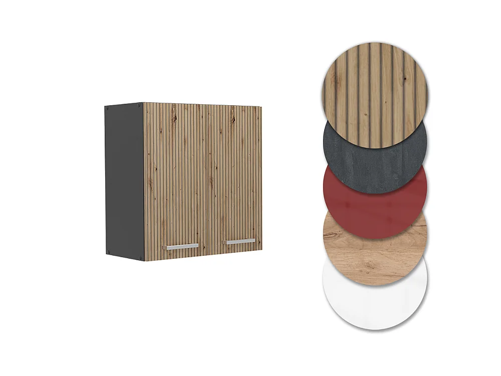 Wall cabinet artisan oak 60x31x60 r-line