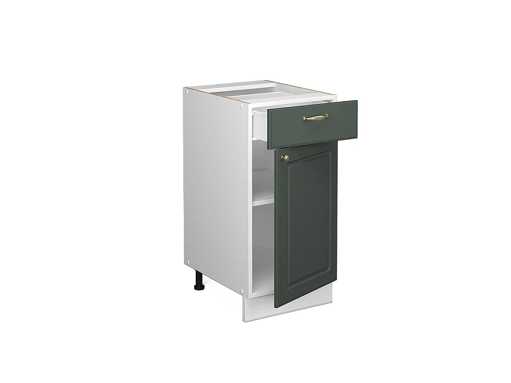 Mobiletto base per cucina Verde-oro rustico 40x51.6x82 fame-line