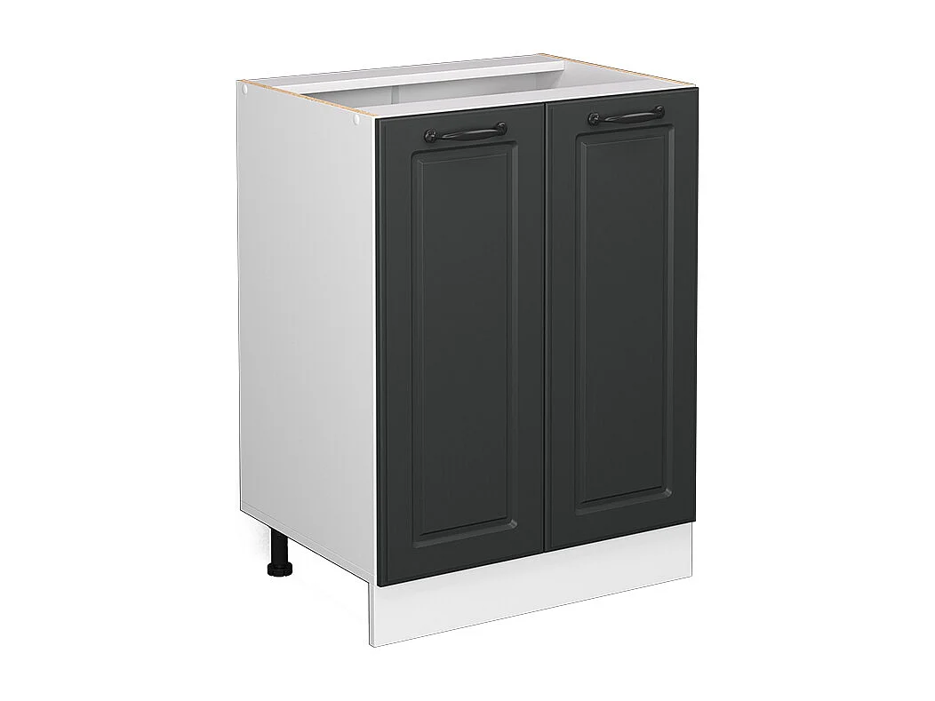 Mueble bajo de cocina antracita casa de campo 60x46x81.6 r-line
