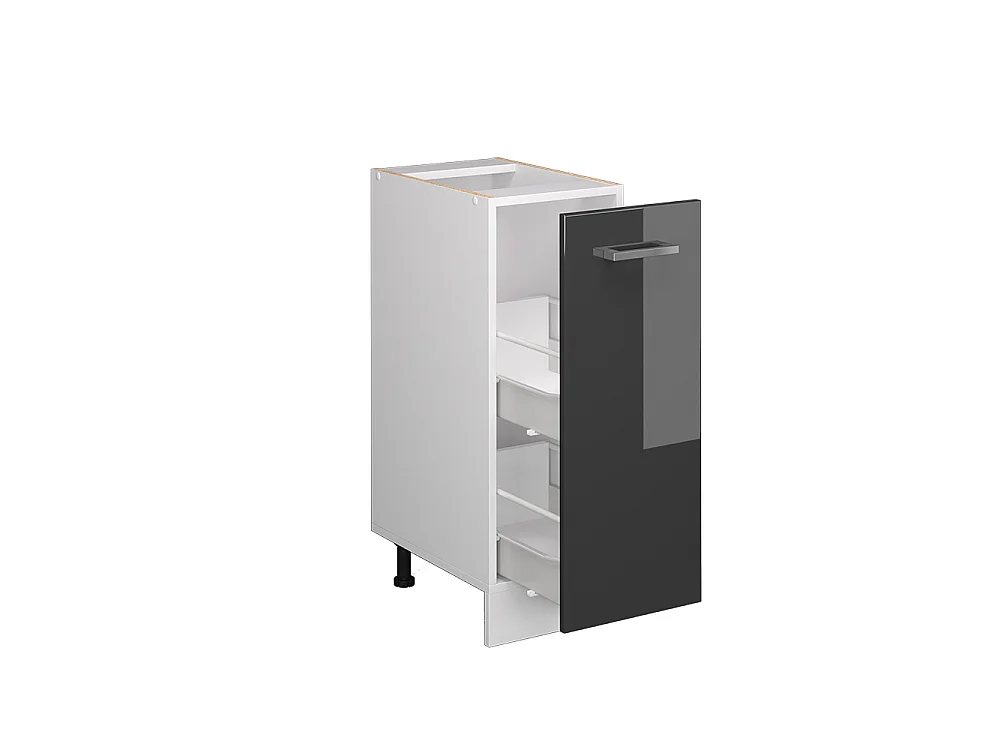 Armario de farmacia antracita alto brillo 30x60x81.6 r-line