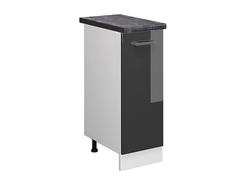 Apothekerschrank anthrazit hochglanz 30x60x81.6 r-line