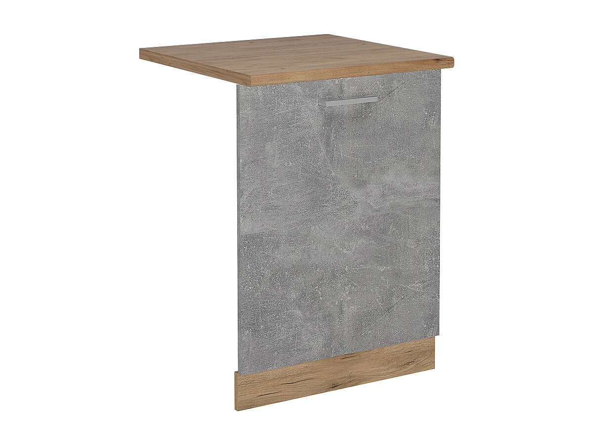 Façade de lave-vaisselle béton 60x1.6x81.8 r-line