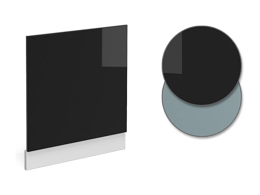 Panel frontal negro brillo intenso 60x1.6x57.2 r-line