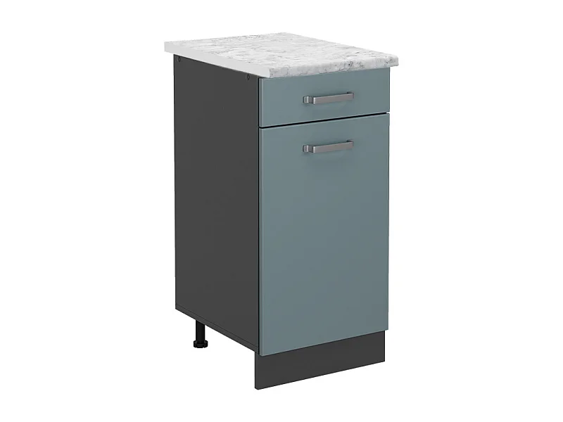 Mobiletto base per cucina grigio-blu 40x60x81.6 r-line