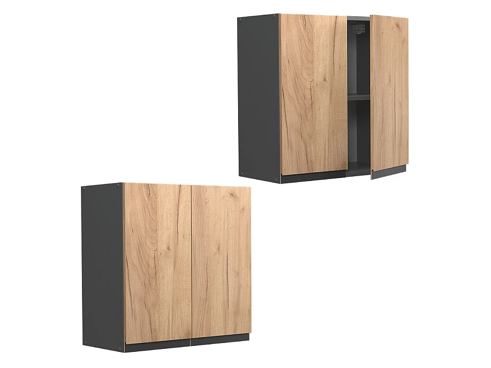 Hængeskab gold power oak 60x31x60 r-line