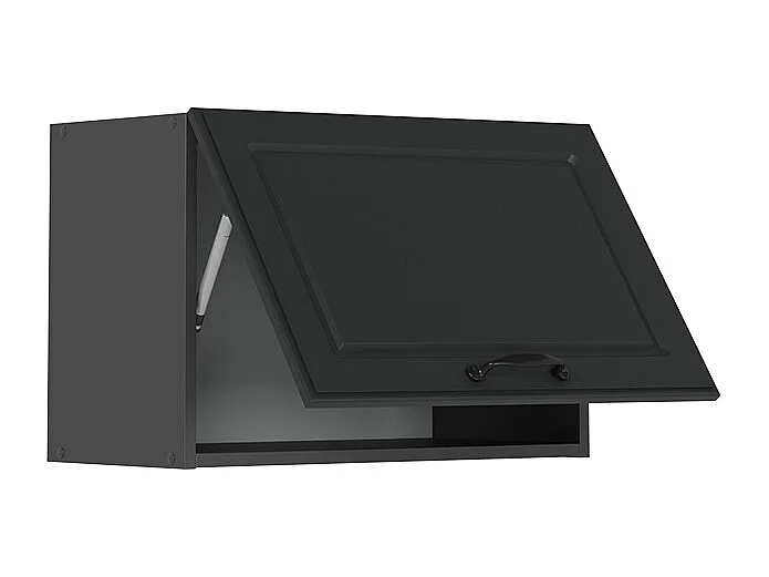Elément haut de cuisine anthracite campagne 60x31x40 r-line