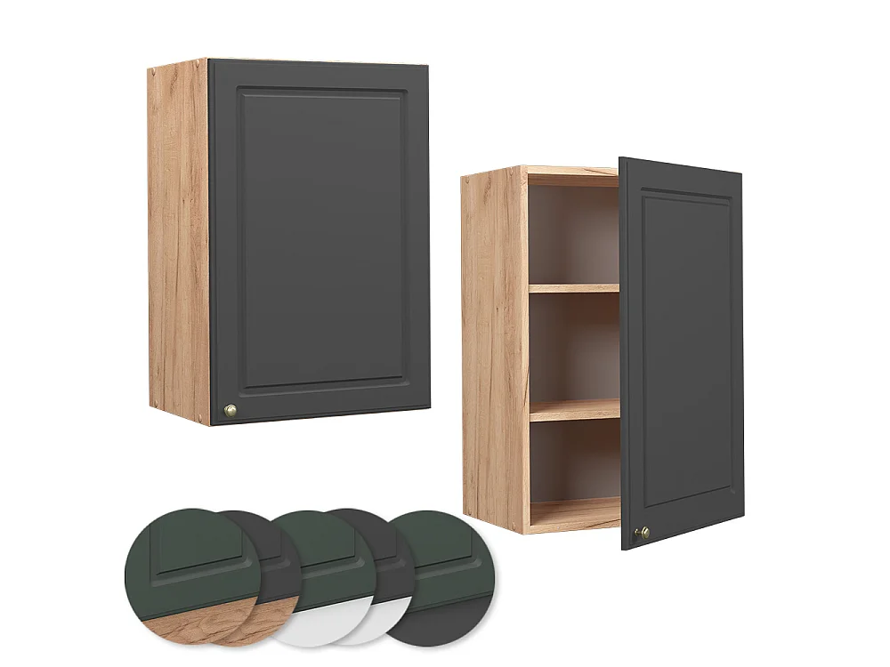 Wall cabinet anthracite gold 50x34.1x72 fame-line