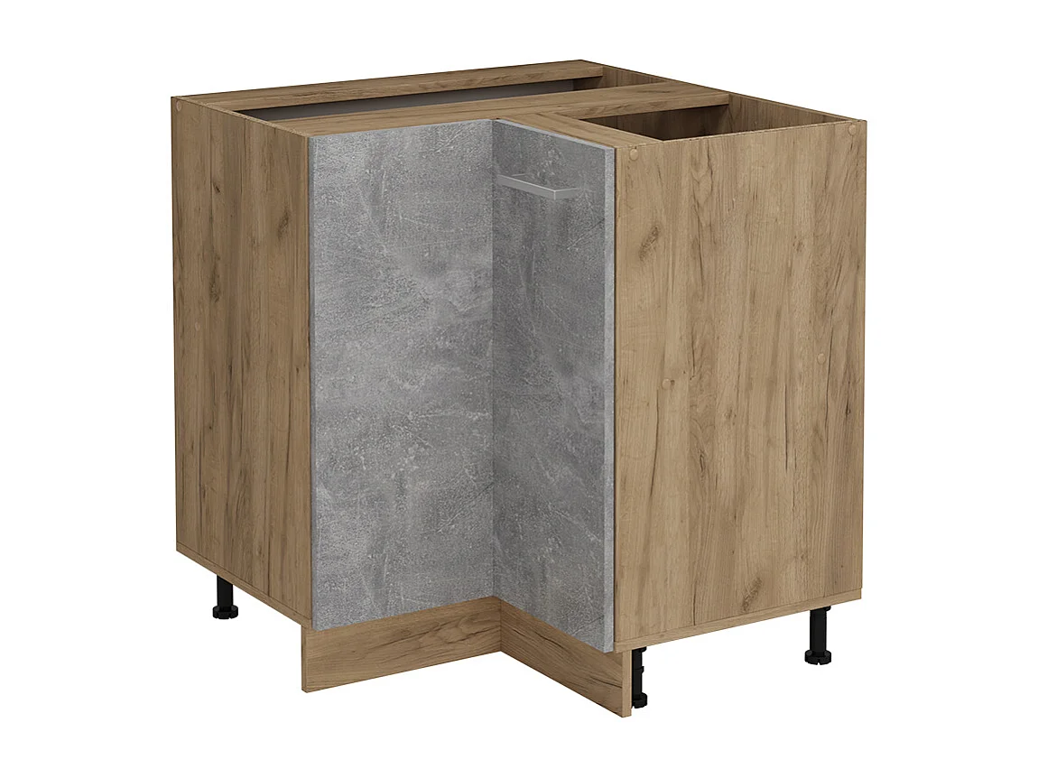 Mobile ad angolo cucina calcestruzzo 75.6x46x81.6 r-line