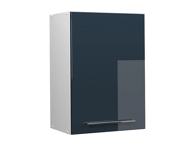 Armario colgante azul oscuro alto brillo 50x34.1x72 fame-line