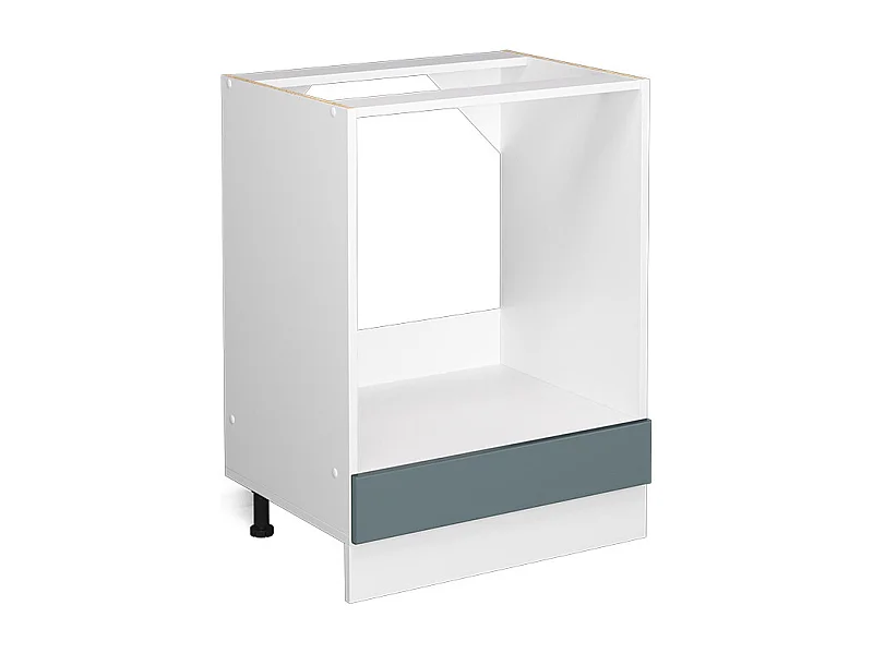 Meuble pour four bleu-gris 60x46x81.6 r-line