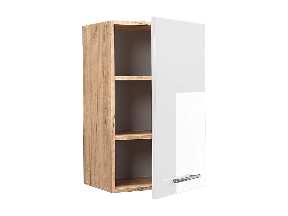 Armario colgante blanco alto brillo 45x34.1x72 fame-line
