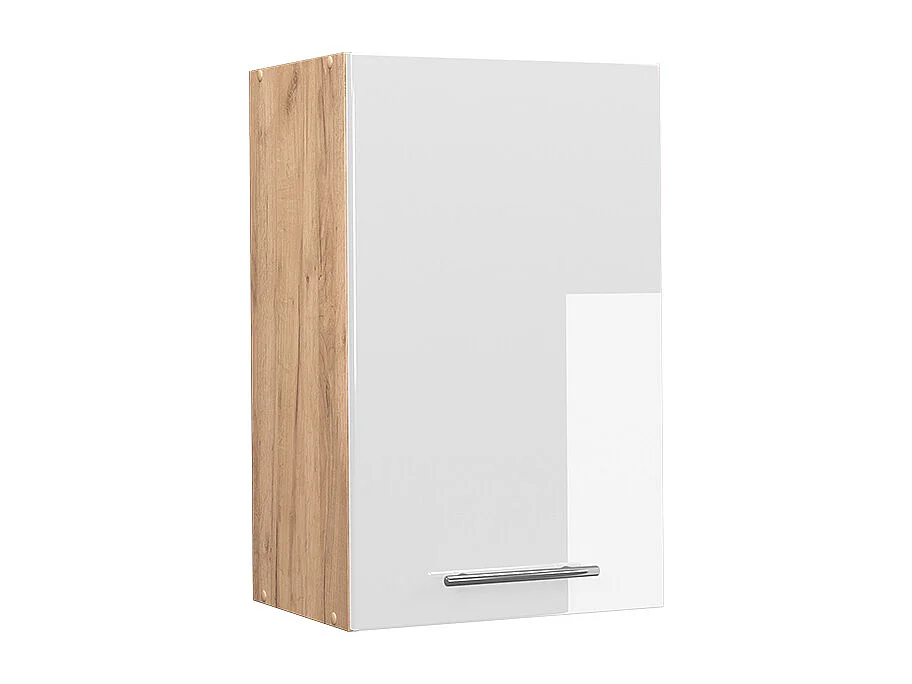 Elément haut de cuisine blanc haute brillance 45x34.1x72 fame-line