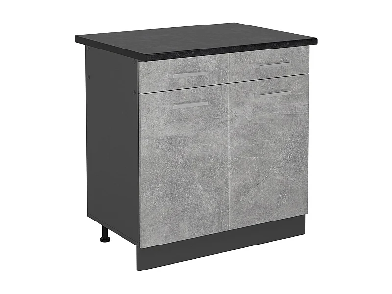 Meuble cuisine béton 80x60x81.6 r-line