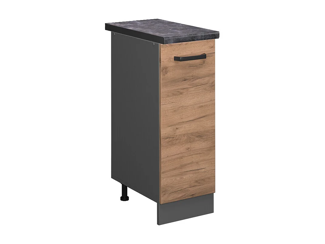 Meuble de cuisine chêne de force doré 30x60x81.6 r-line