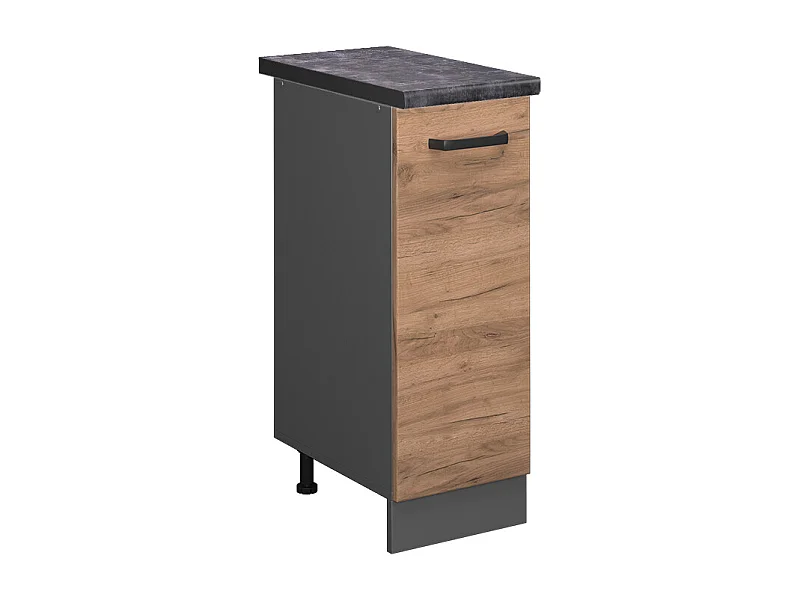 Meuble de cuisine chêne de force doré 30x60x81.6 r-line