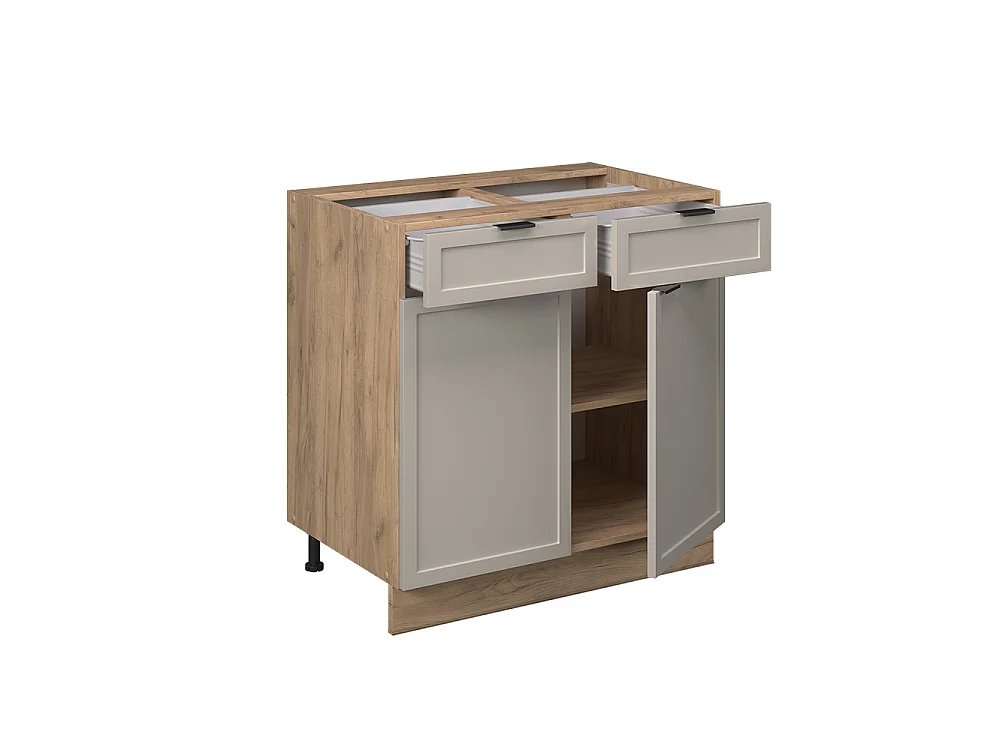 Meuble cuisine grisbeige 80x51.6x82 fame-line