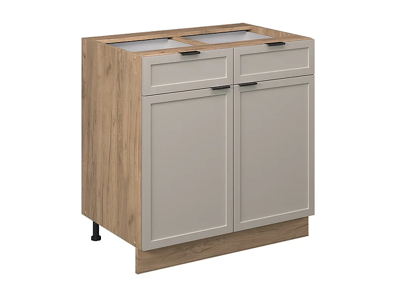 Meuble cuisine grisbeige 80x51.6x82 fame-line