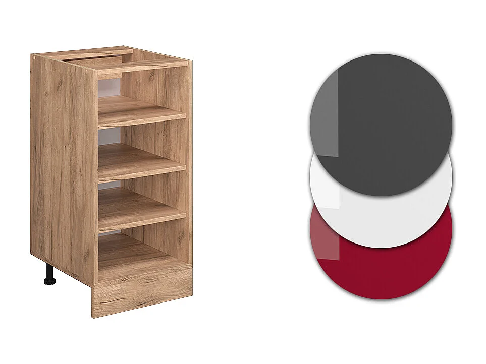 Keukenrek krachtige eik goud 40x44x81.6 r-line