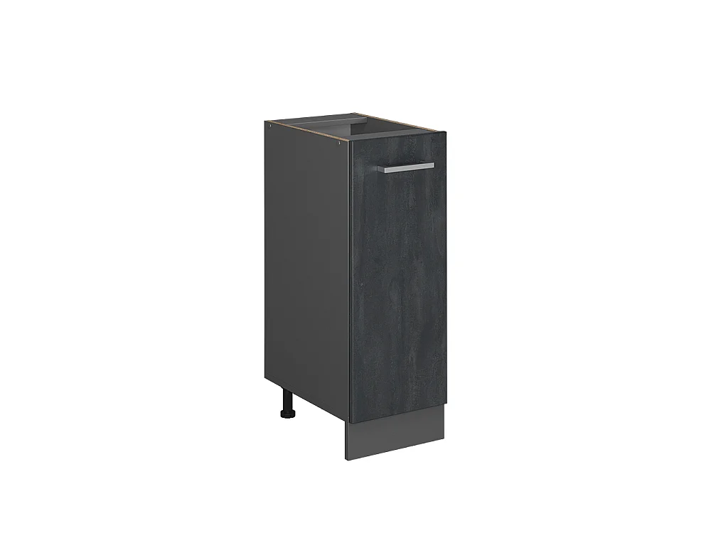 Apotheekkast zwart beton 30x46x81.6 r-line